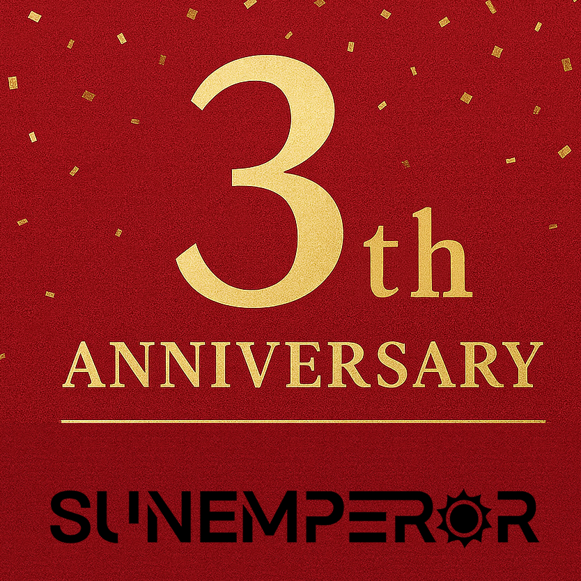 創設3周年 – SunEmperor